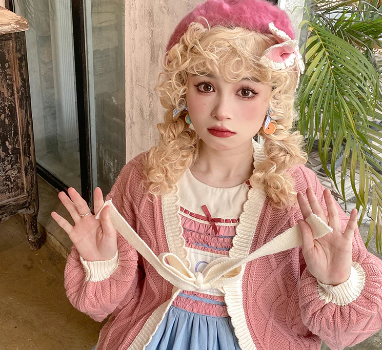 Little Princess - Sweet Lolita Curly Wig Multicolors - Image 6