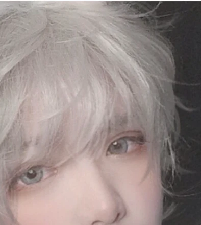 PippiPalace - Mr. Rabbit - Gray Slightly Short Curly Wig - Image 10