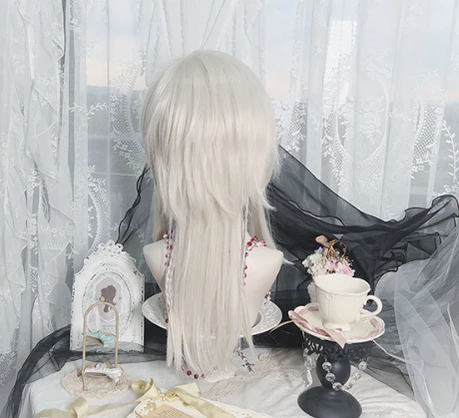 PippiPalace - Shikigami - Silver Gray Ancient Crown Wig - Image 12