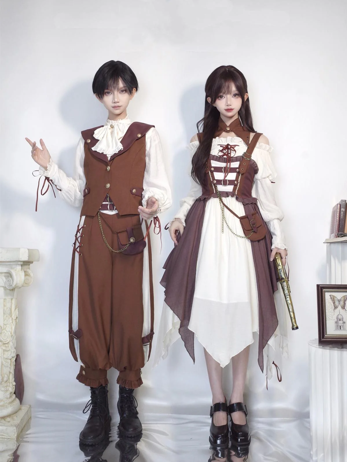 Pirate Guide - Vintage Lolita Suit Vest JSK Dress - Image 11