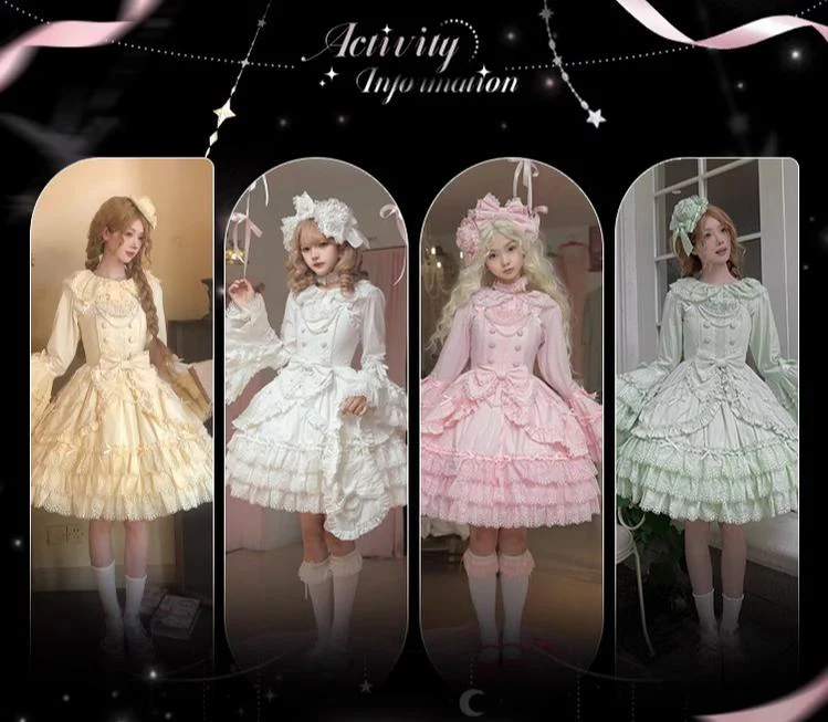 Plum Tree - Pure Love Language - Sweet Lolita Pearl JSK Princess Sleeves Blouse - Image 24