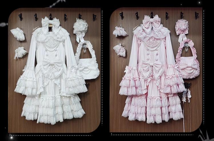 Plum Tree - Pure Love Language - Sweet Lolita Pearl JSK Princess Sleeves Blouse - Image 25