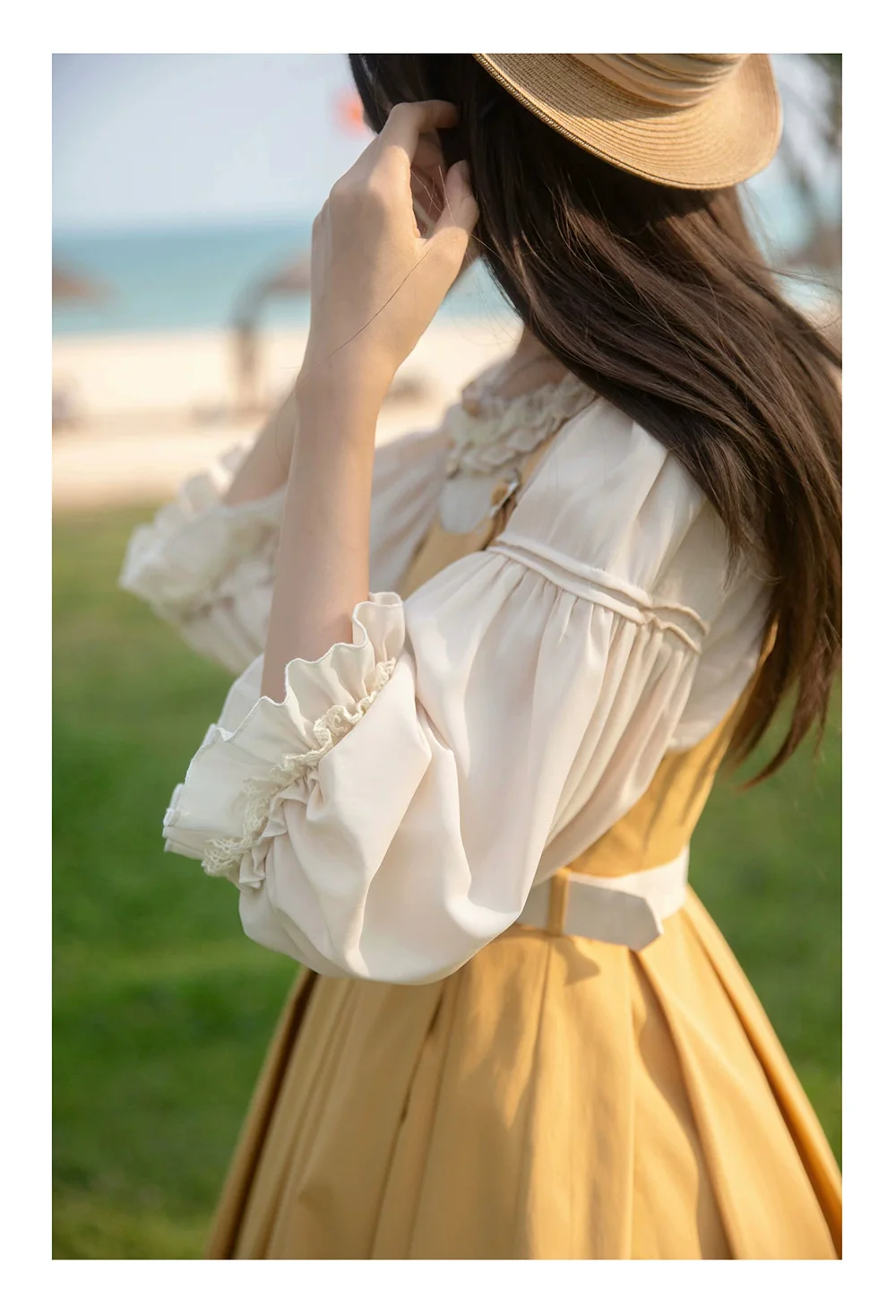 Flying Bird - Plus Size Elegant Lolita JSK Dress With Bird Embroidery - Image 32