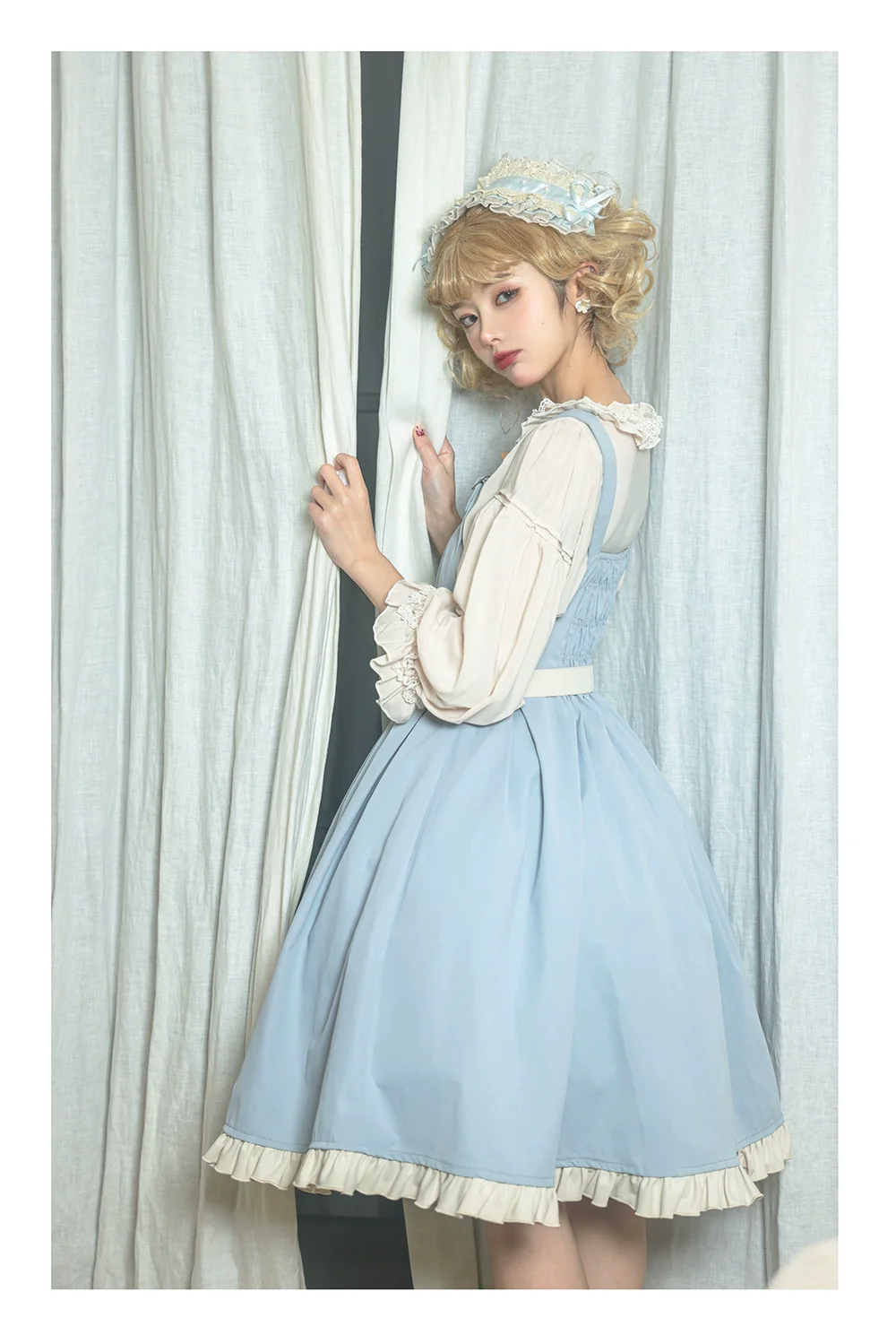 Flying Bird - Plus Size Elegant Lolita JSK Dress With Bird Embroidery - Image 43
