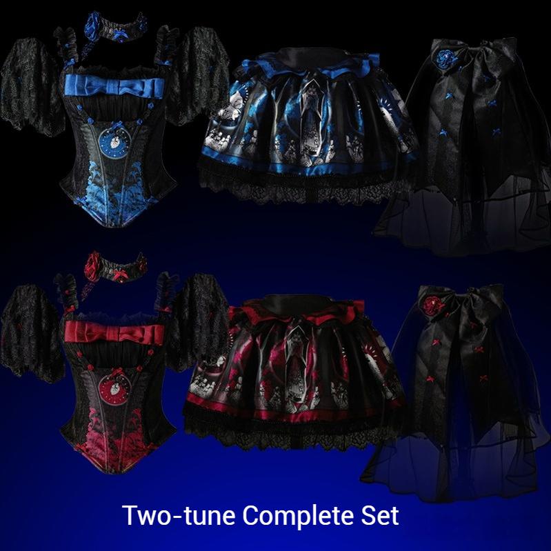 Eclipsed Moon Gallery - Plus Size Halloween Gothic Lolita Skirt & Bodice Set - Image 22