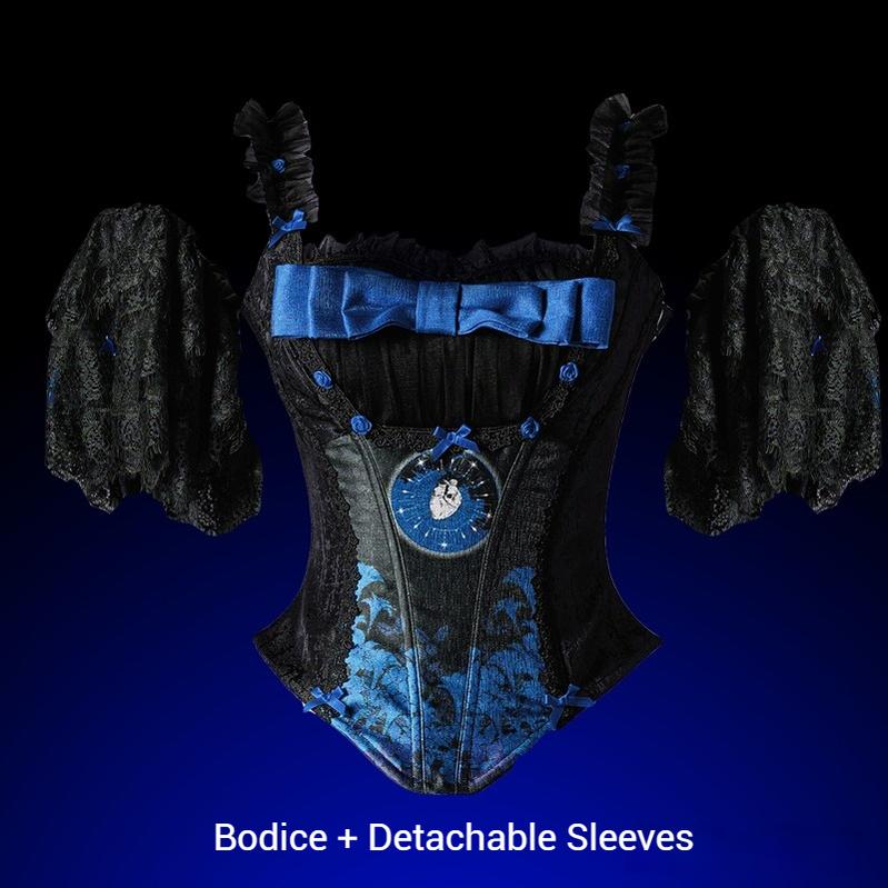 Eclipsed Moon Gallery - Plus Size Halloween Gothic Lolita Skirt & Bodice Set - Image 27