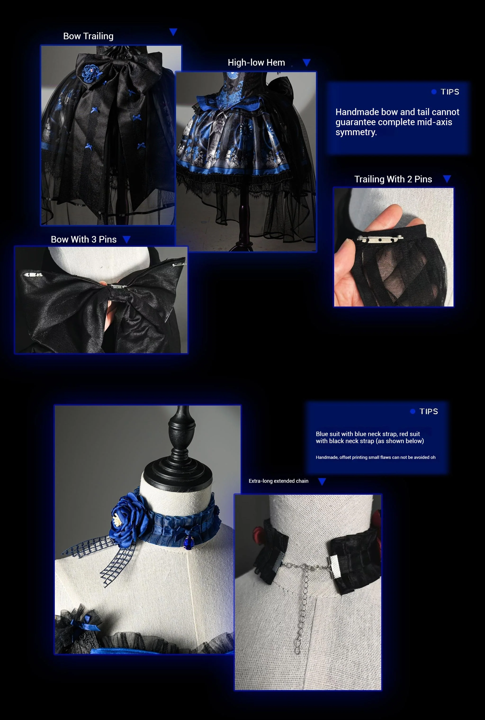 Eclipsed Moon Gallery - Plus Size Halloween Gothic Lolita Skirt & Bodice Set - Image 35