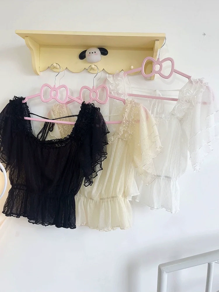Yuexi - Plus Size Lolita Blouse Versatile Daily Loose Shirt - Image 10