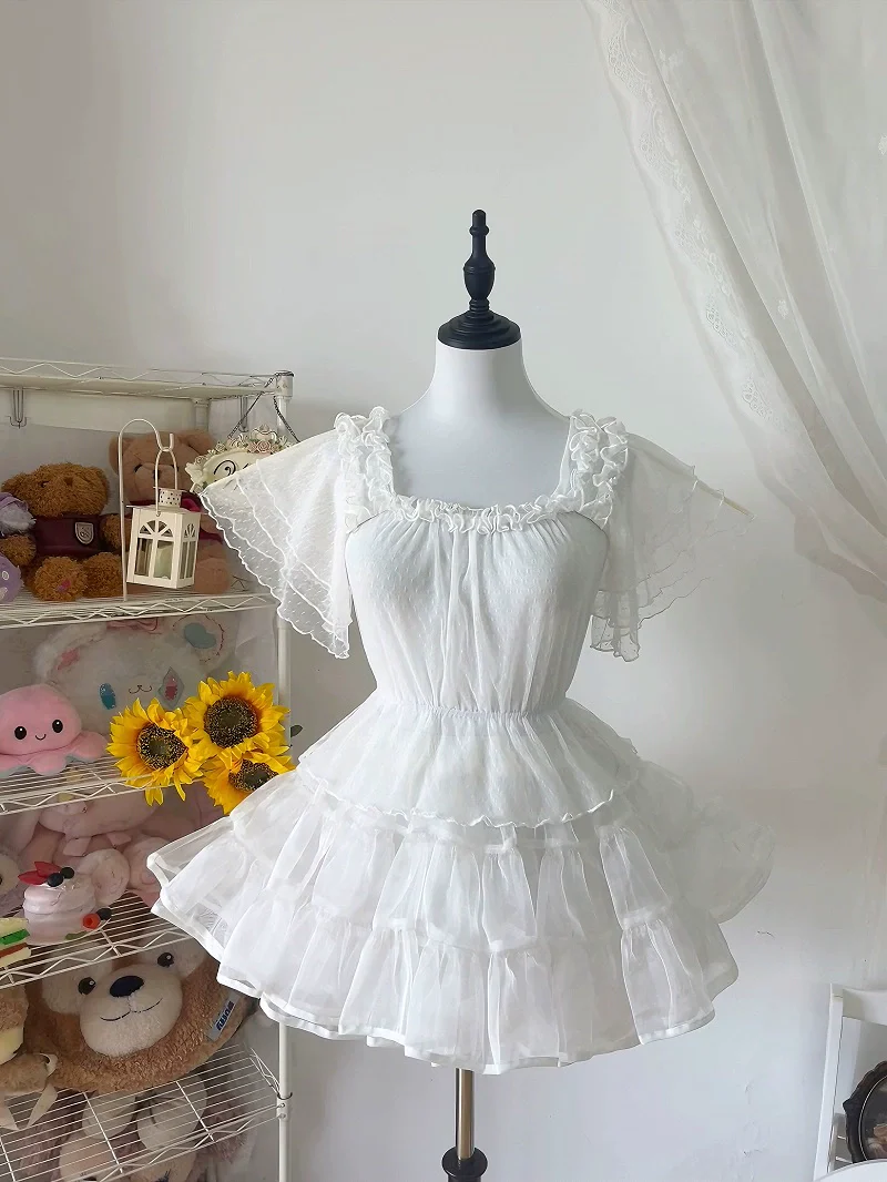 Yuexi - Plus Size Lolita Blouse Versatile Daily Loose Shirt - Image 2
