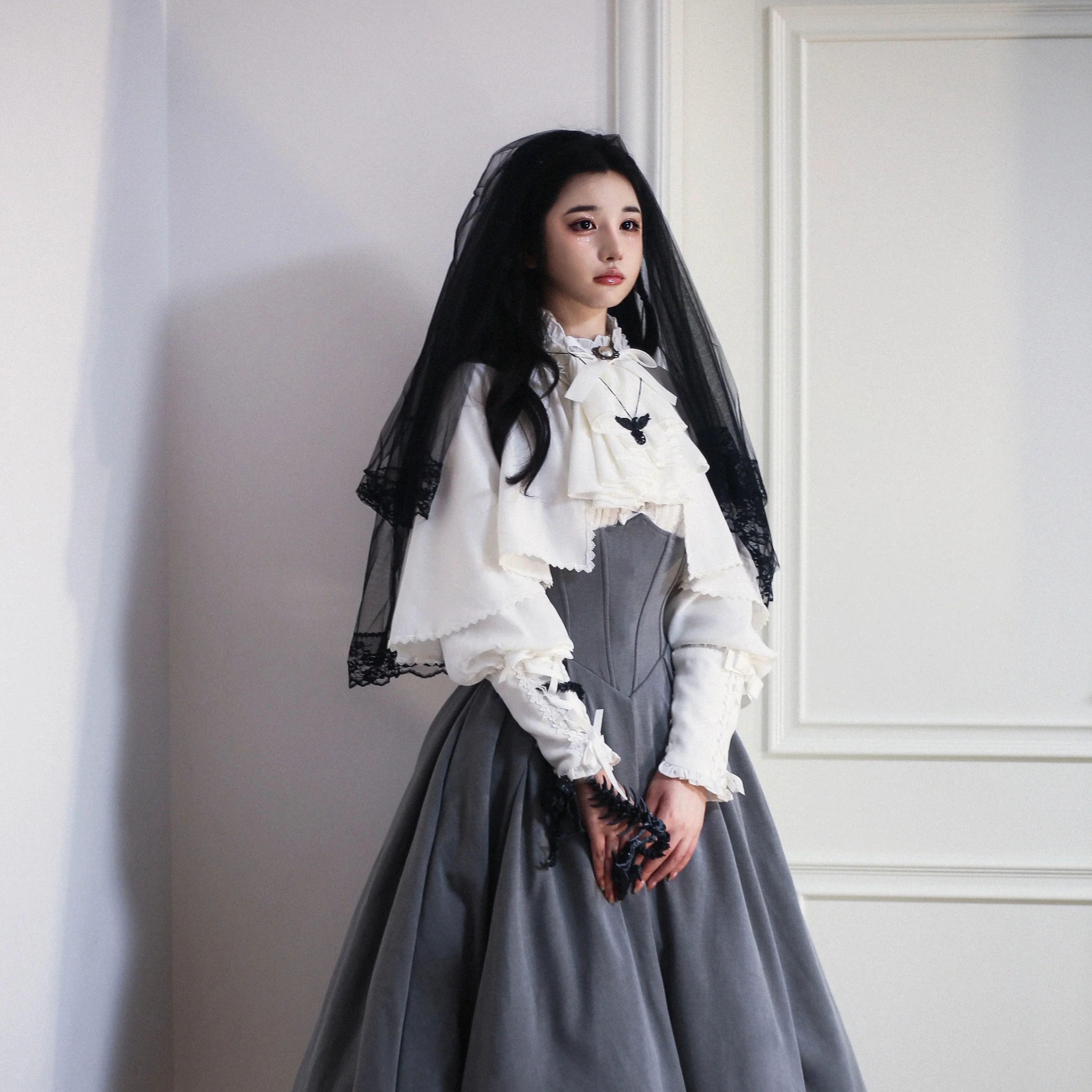 Margaret - Plus Size Lolita Dress Suit Solid JSK - Image 21