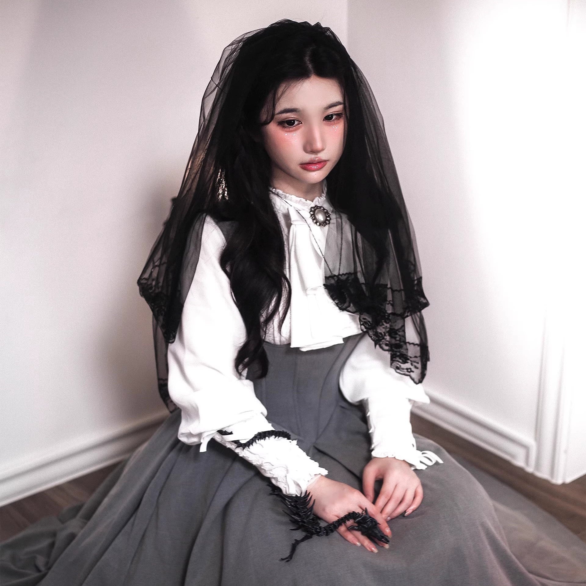 Margaret - Plus Size Lolita Dress Suit Solid JSK - Image 22
