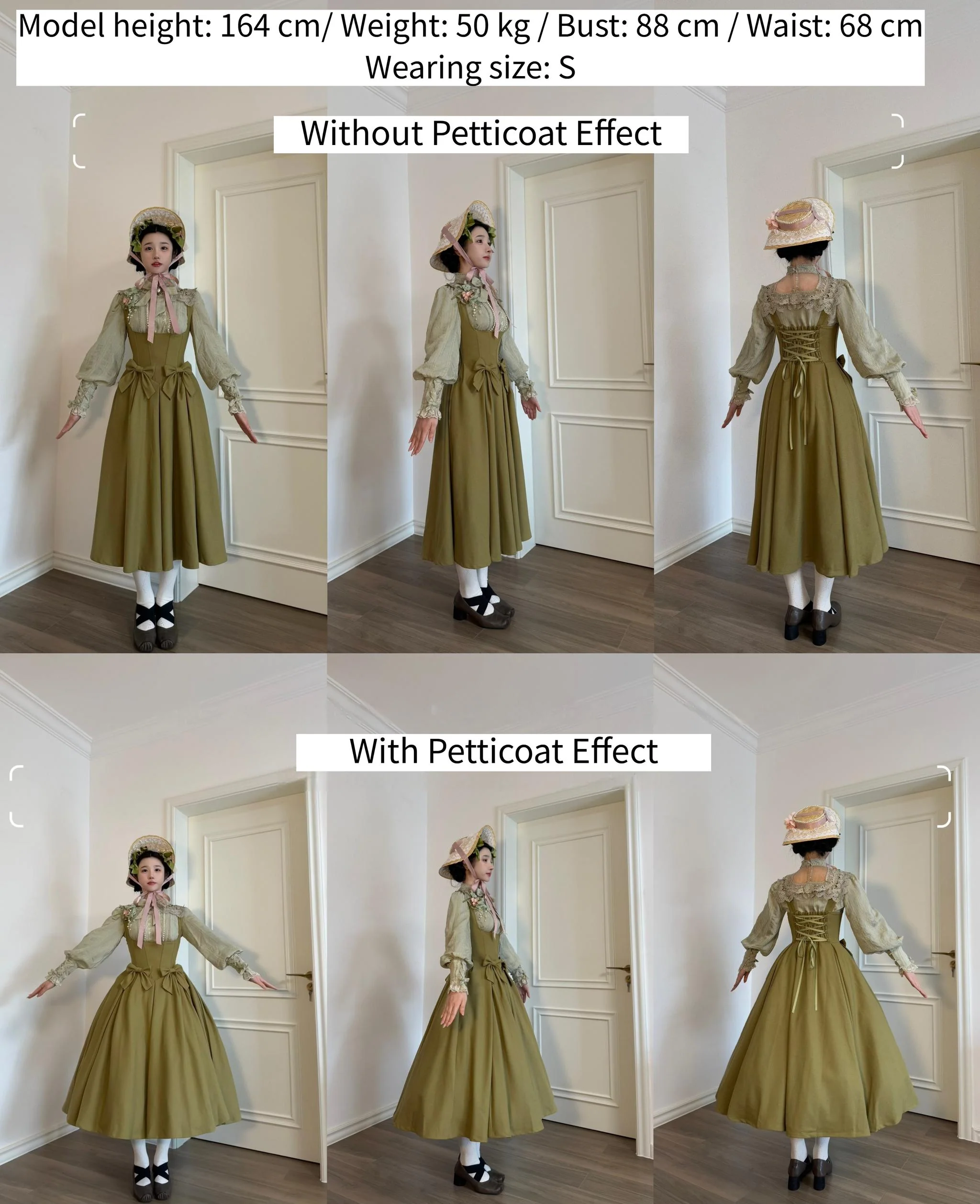 Margaret - Plus Size Lolita Dress Suit Solid JSK - Image 27