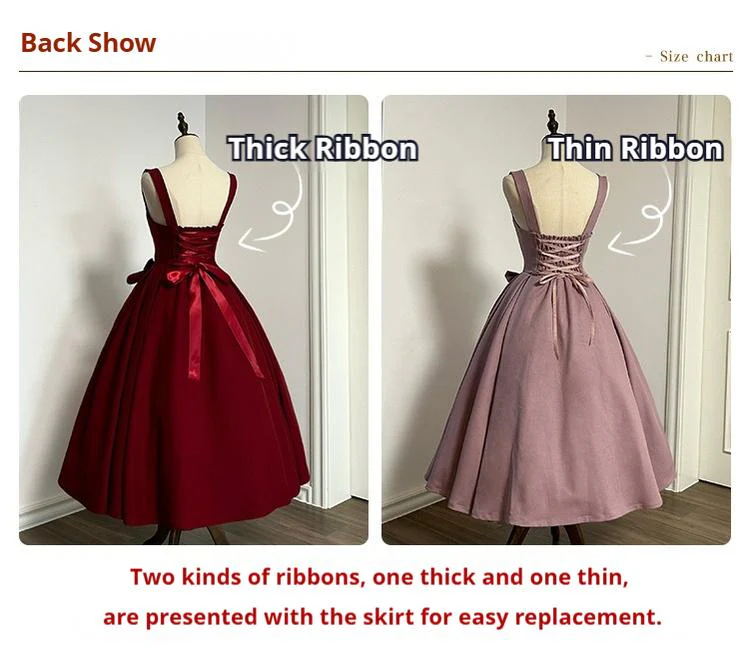 Margaret - Plus Size Lolita Dress Suit Solid JSK - Image 28