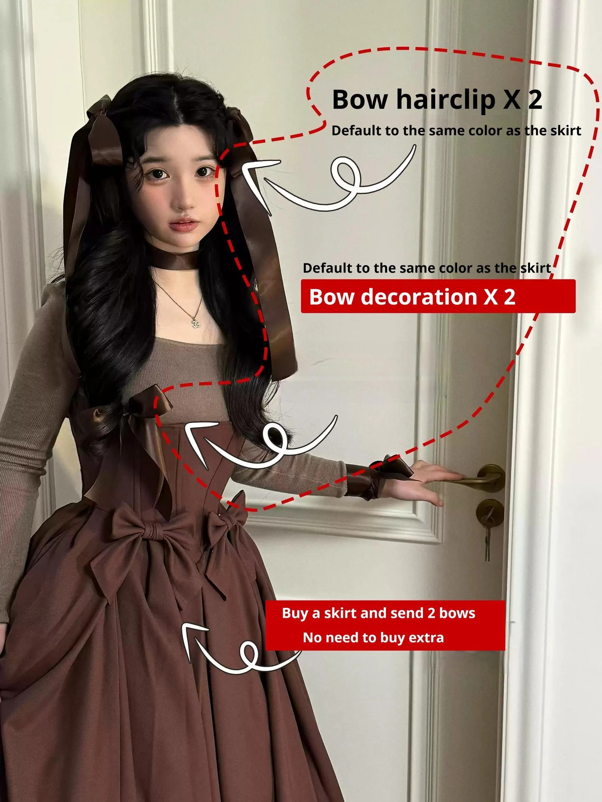 Margaret - Plus Size Lolita Dress Suit Solid JSK - Image 31