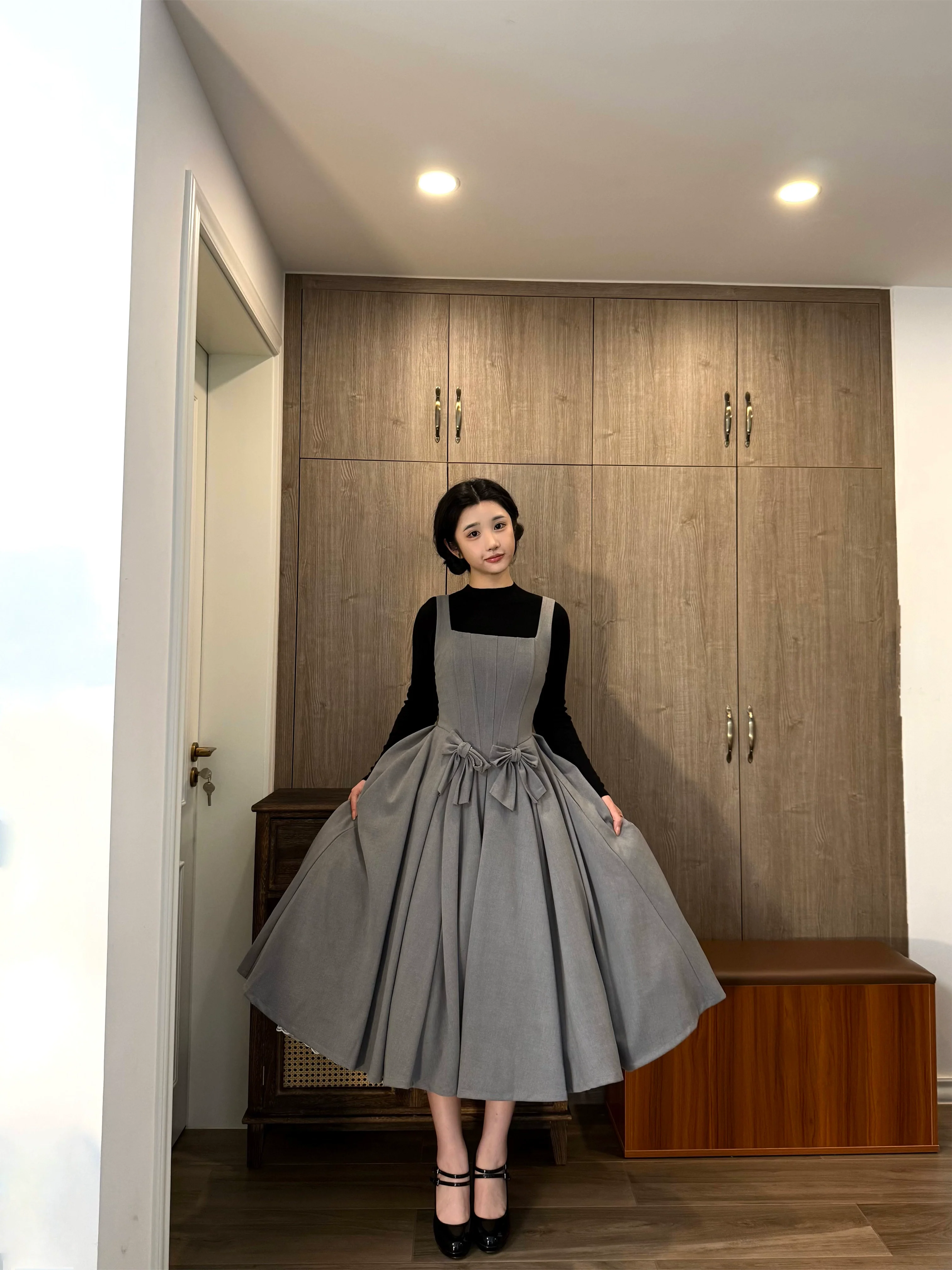 Margaret - Plus Size Lolita Dress Suit Solid JSK - Image 9