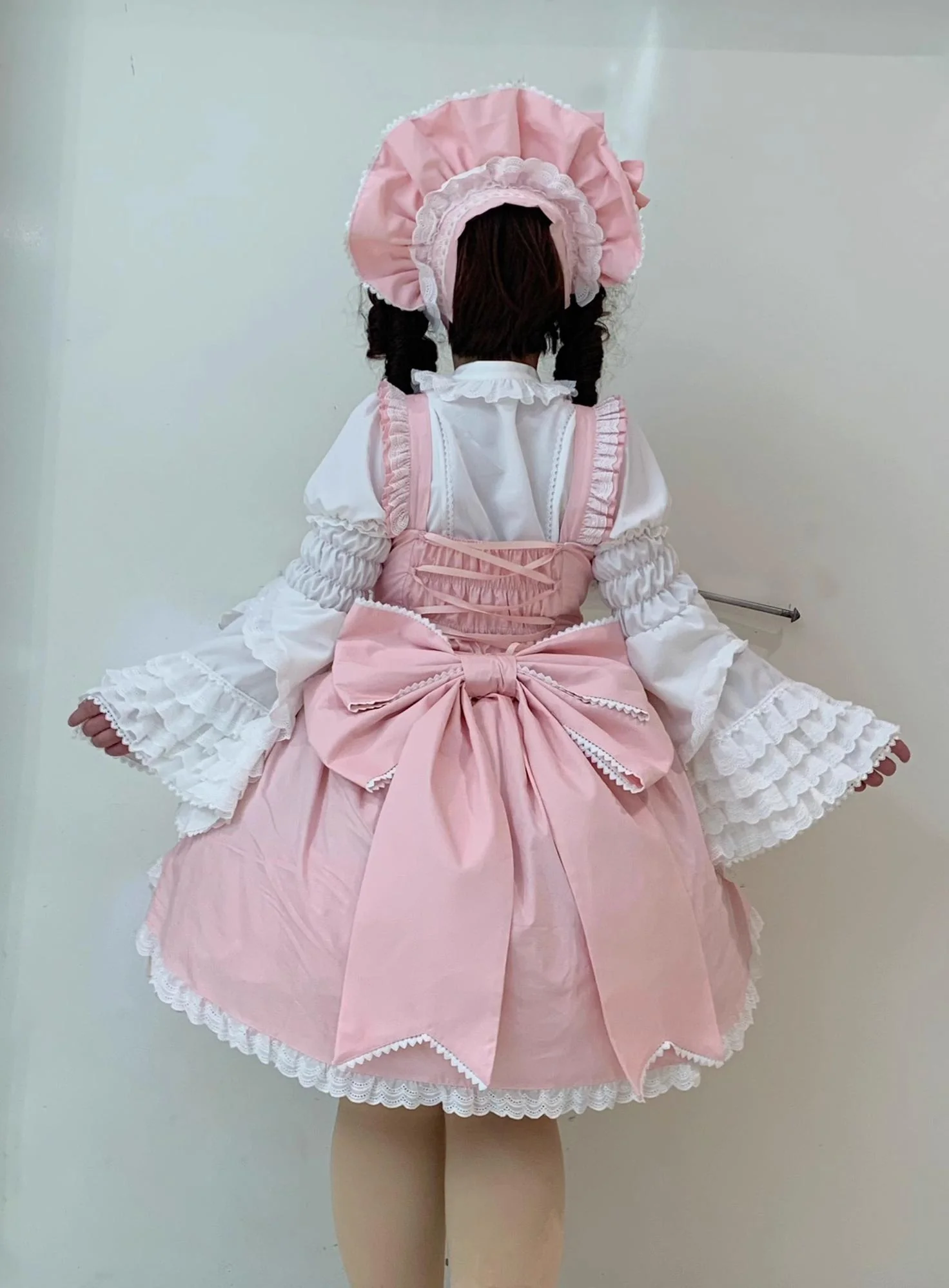 Chubby Cat Diary - Gryza - Plus Size Princess Lolita JSK, Cotton Tiered Ruffles - Image 13