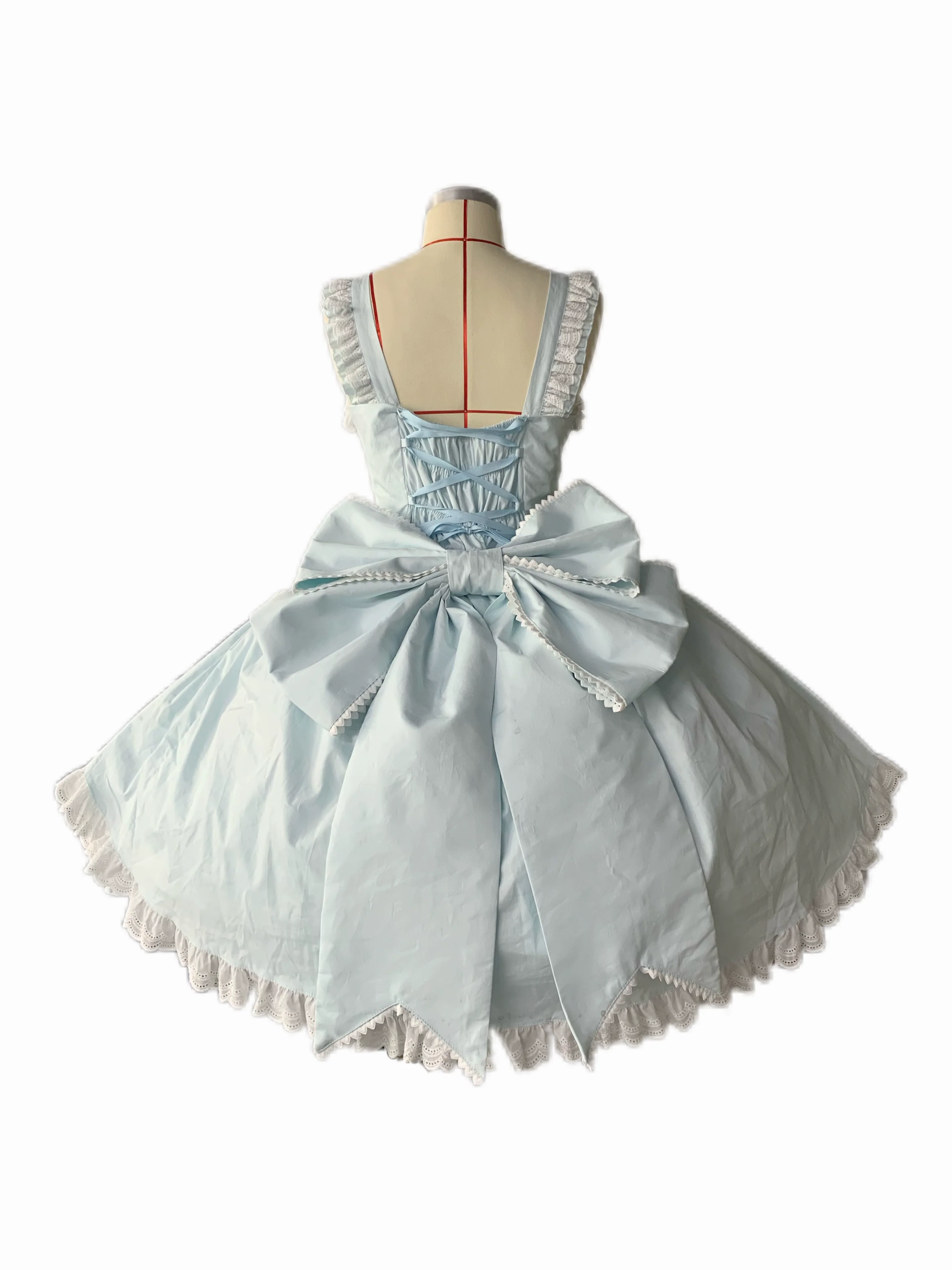 Chubby Cat Diary - Gryza - Plus Size Princess Lolita JSK, Cotton Tiered Ruffles - Image 18