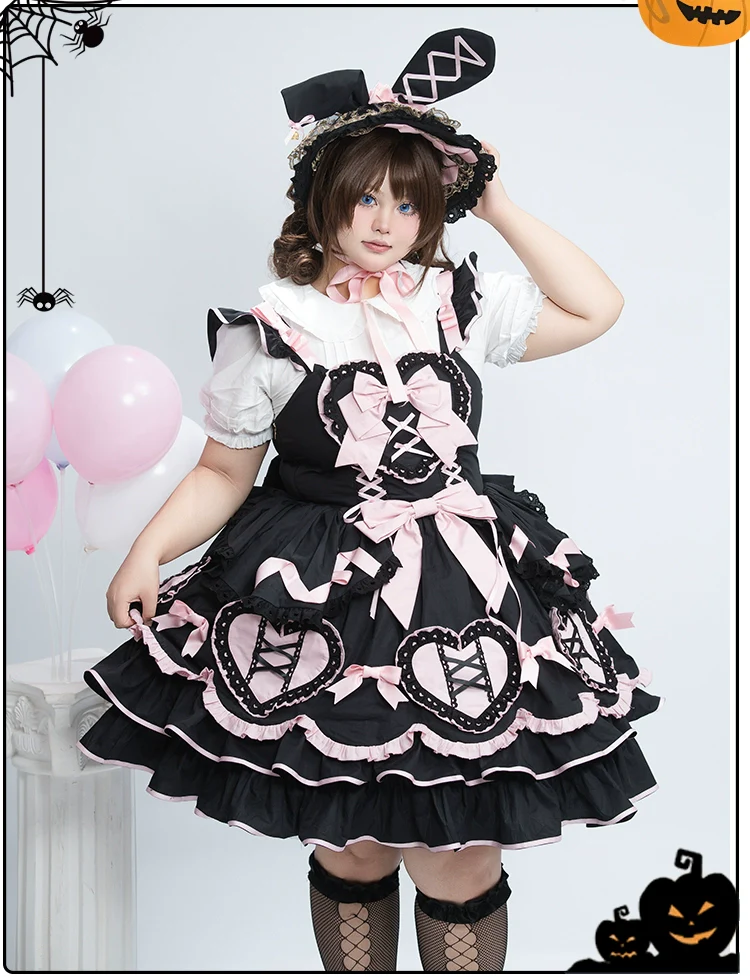 Chubby Cat Diary - Icing Sugar Gift Box - Plus Size Sweet Lolita JSK Dress Set - Image 14