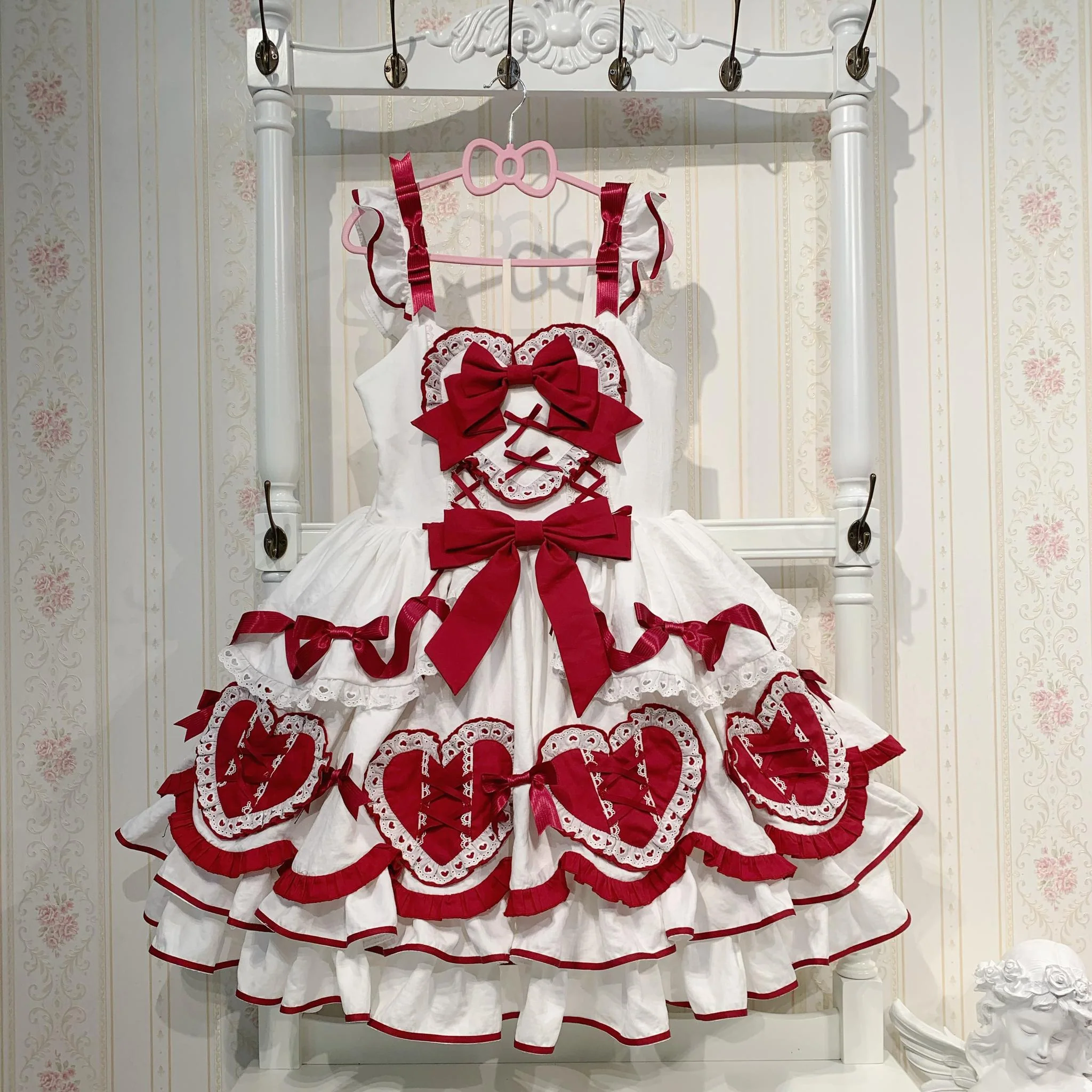 Chubby Cat Diary - Icing Sugar Gift Box - Plus Size Sweet Lolita JSK Dress Set - Image 16