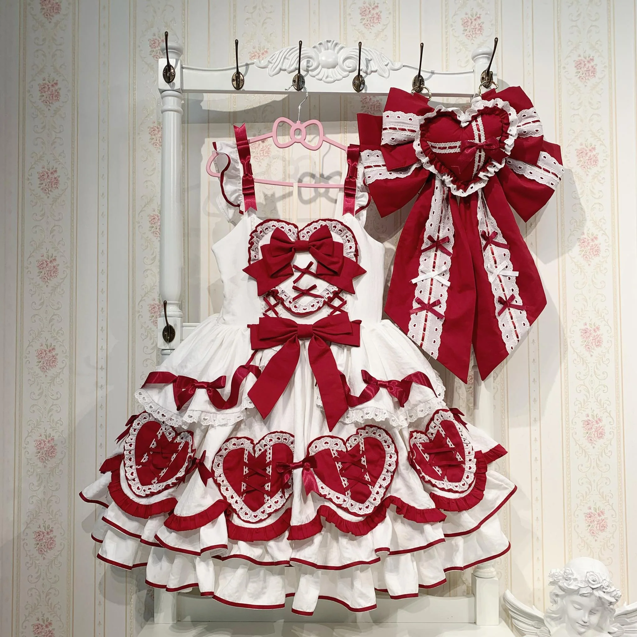 Chubby Cat Diary - Icing Sugar Gift Box - Plus Size Sweet Lolita JSK Dress Set - Image 17