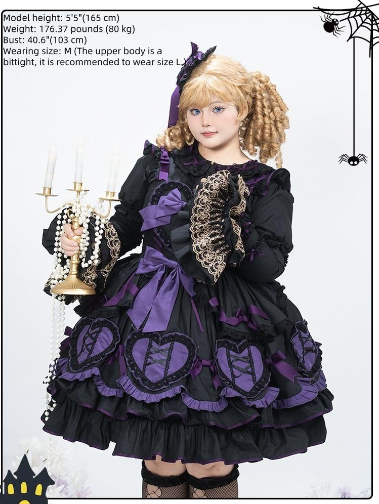 Chubby Cat Diary - Icing Sugar Gift Box - Plus Size Sweet Lolita JSK Dress Set - Image 6