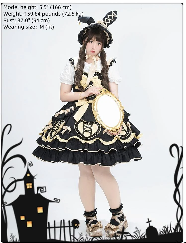Chubby Cat Diary - Icing Sugar Gift Box - Plus Size Sweet Lolita JSK Dress Set - Image 8