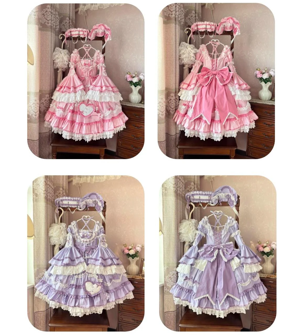 Perfect Original Design - Audelia - Plus Size Sweet Lolita OP with Halter Neckline - Image 14