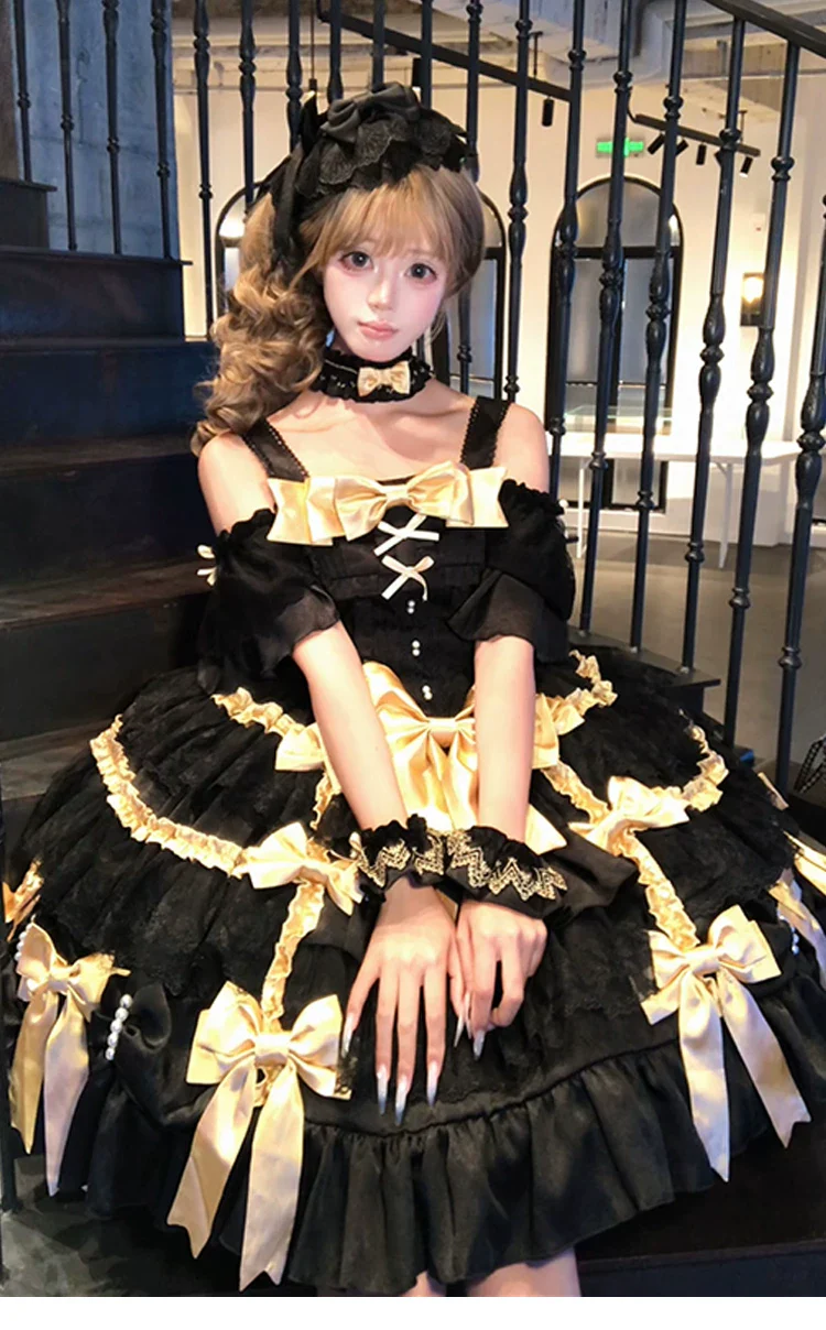 Celia's Confession - Plus-size Sweet Lolita Wedding OP Dress - Image 3