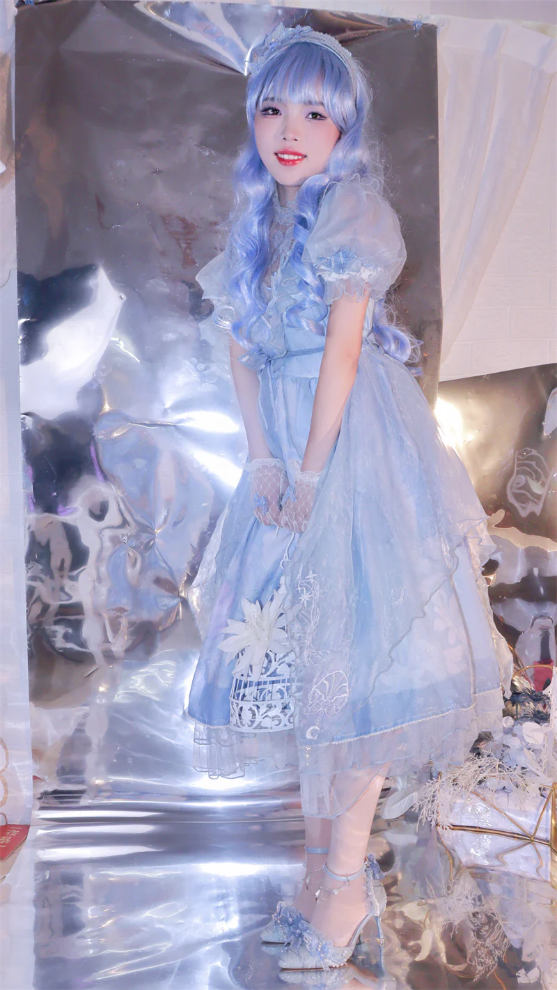 Ximeng Lolita - Deep Sea Hospital - Plus Size Wedding Lolita Bridal Shoes Customized Heels - Image 27