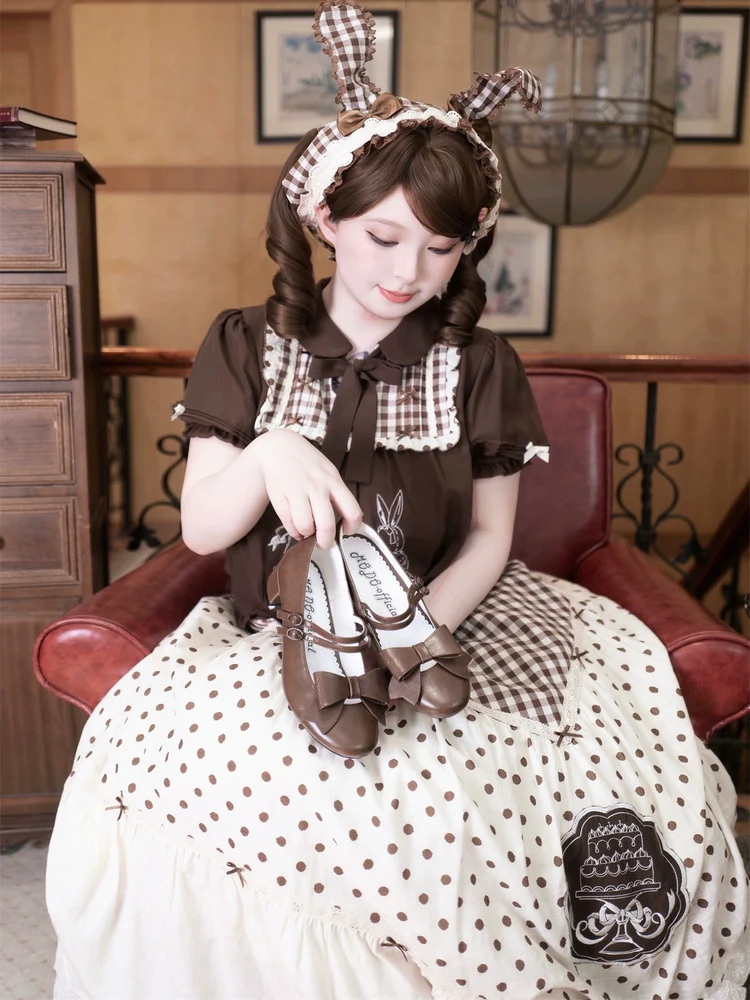 MODO - Apple Candy - Pointed Toe Lolita Shoes, Low Block Heel - Image 18