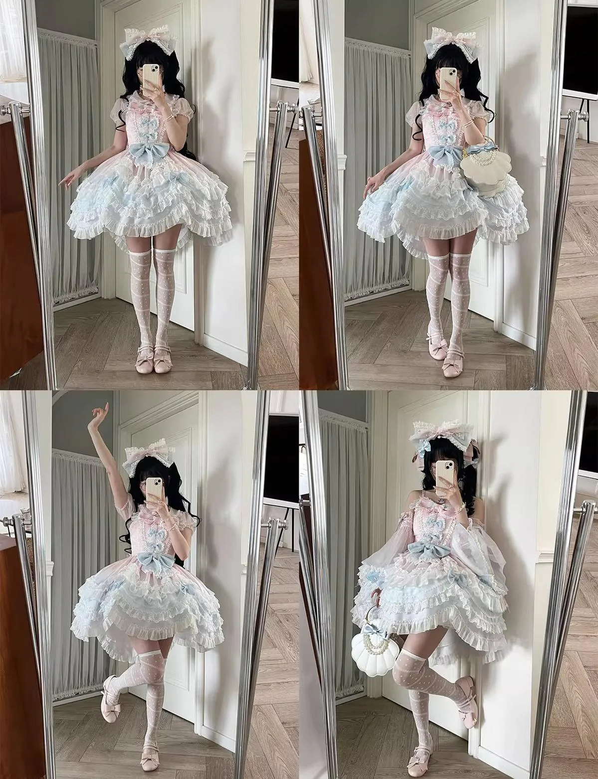 MODO - Apple Candy - Pointed Toe Lolita Shoes, Low Block Heel - Image 25