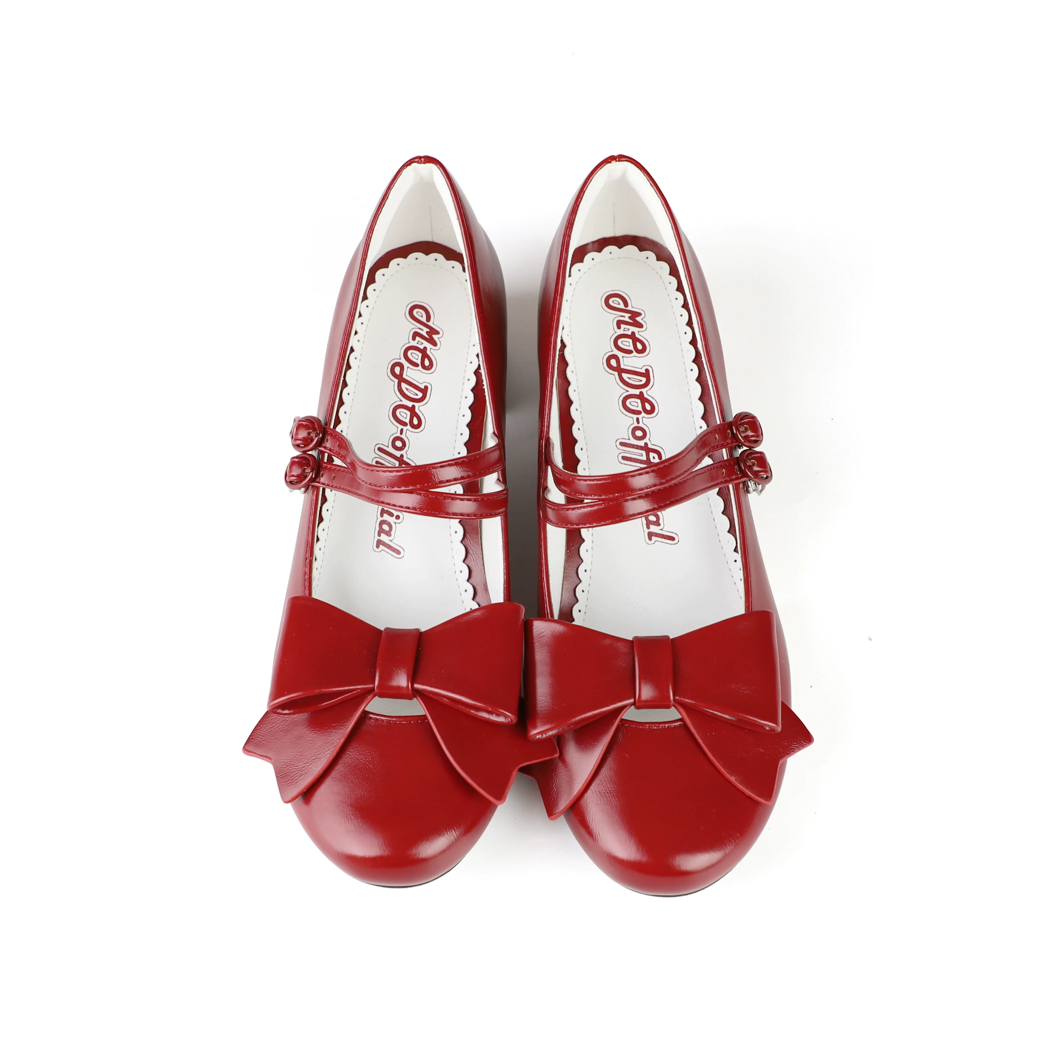 MODO - Apple Candy - Pointed Toe Lolita Shoes, Low Block Heel - Image 27