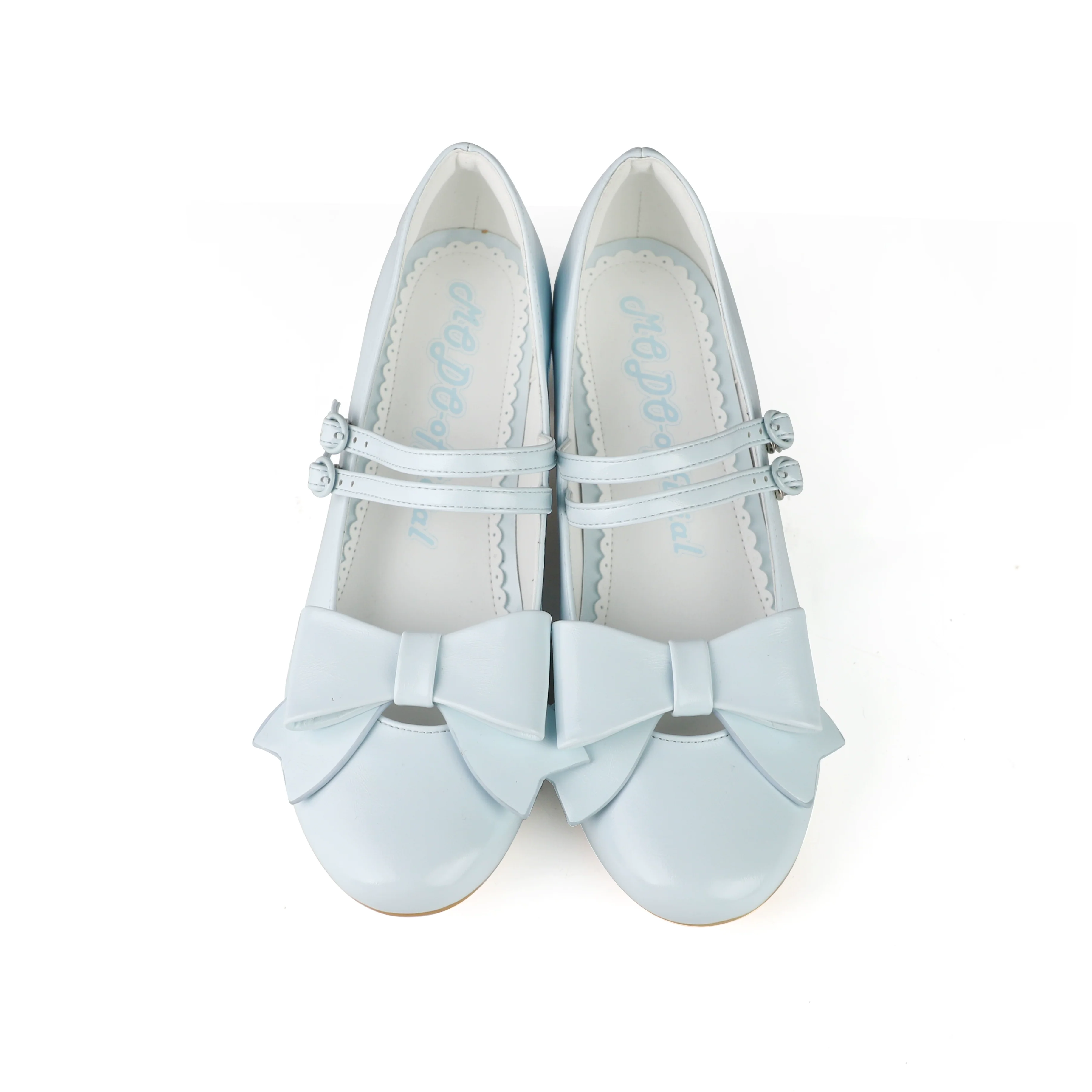 MODO - Apple Candy - Pointed Toe Lolita Shoes, Low Block Heel - Image 30