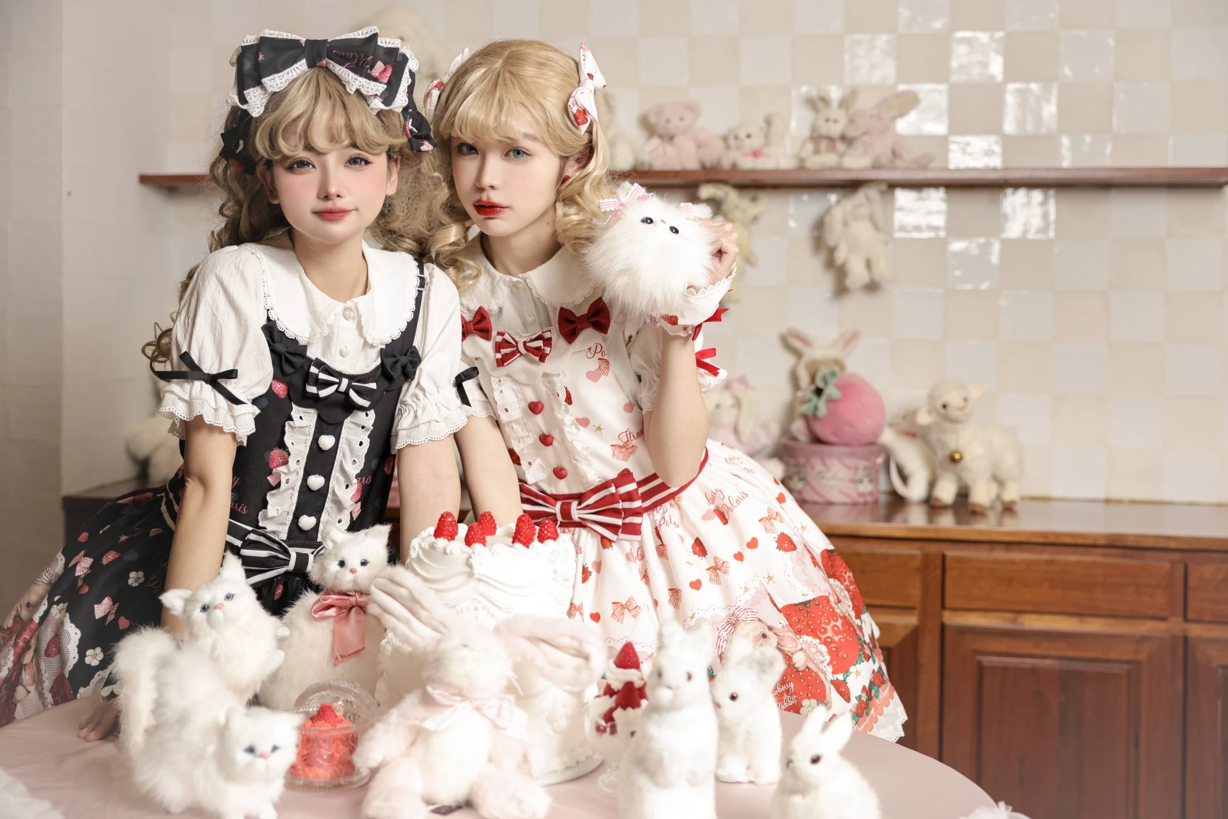 Rabbit Berry Gift Box - Sweet Lolita Salopette and Dress Set - Image 19