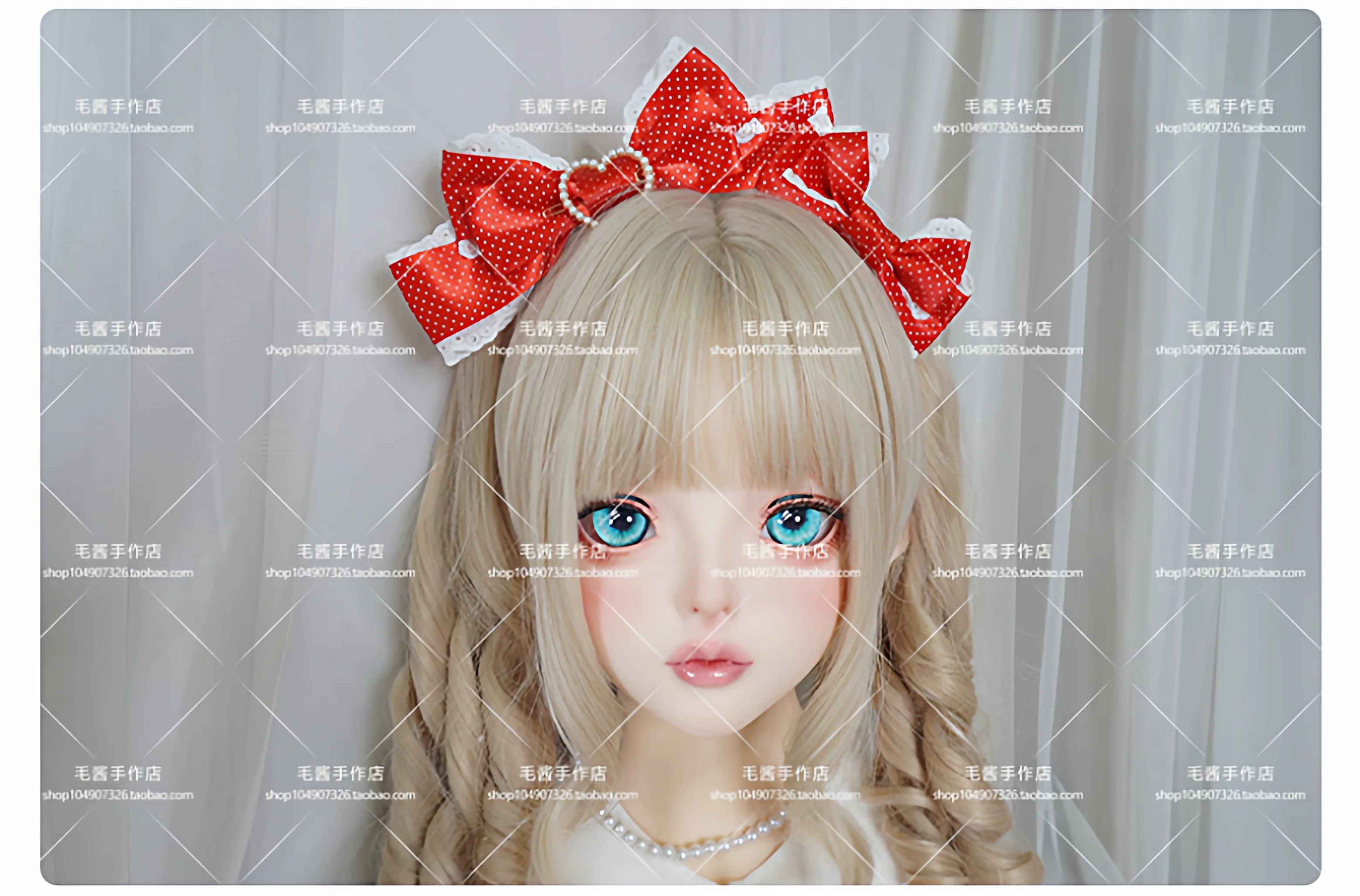 Polka Dot Lolita KC, Heart-shaped Decoration - Image 13