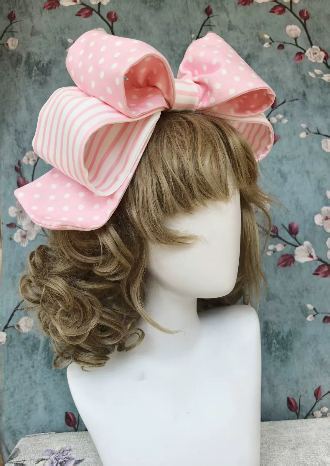 Poodle - Polka Dot Old-school Lolita Dress, Poodle Embroidery - Image 8