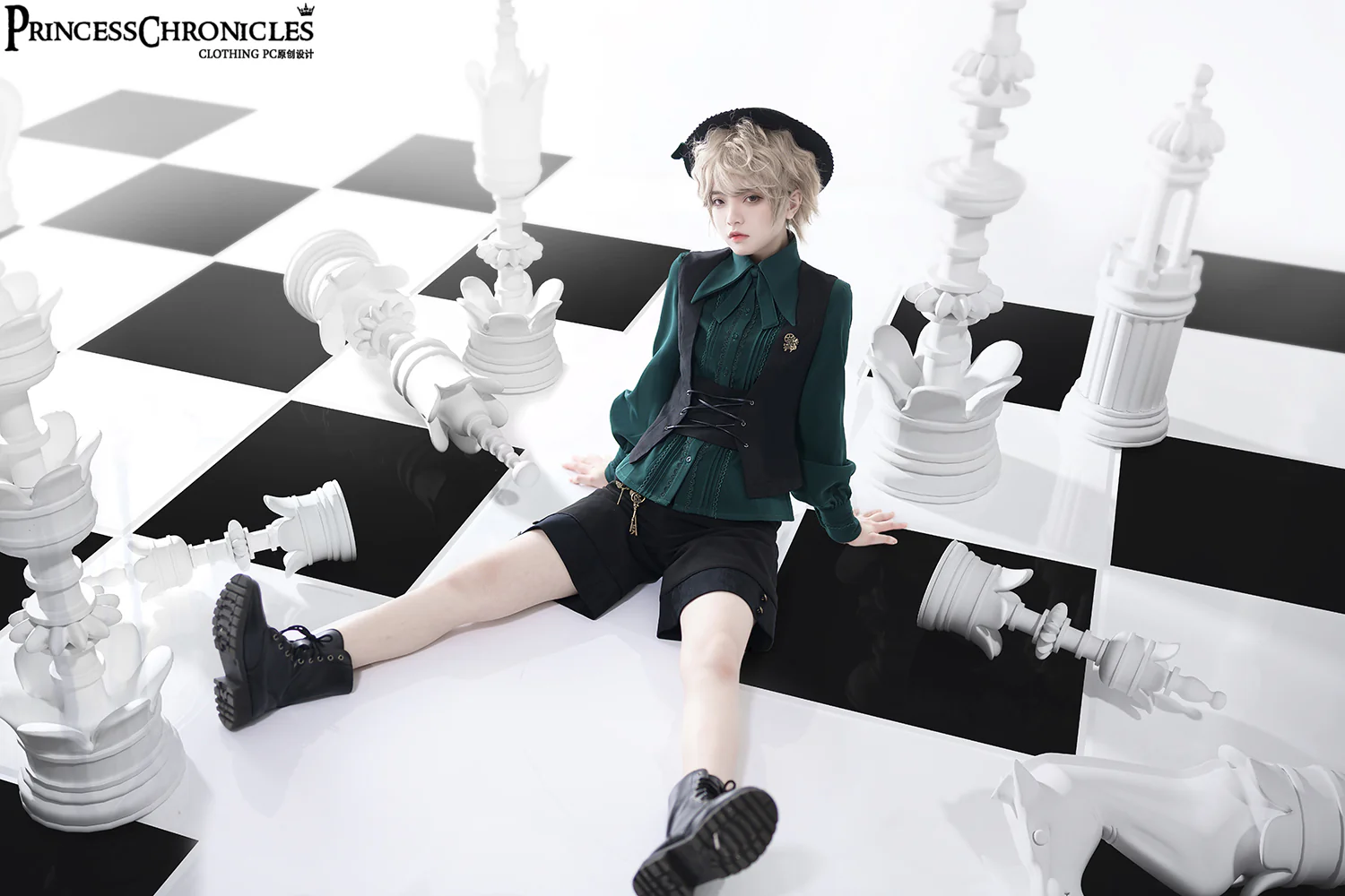 Almes - Retro Ouji Lolita Vest - Image 14