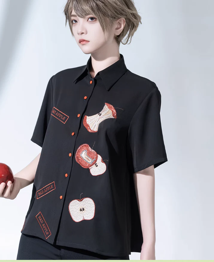 badapple - Ouji Lolita Black Shirt and Shorts - Image 9