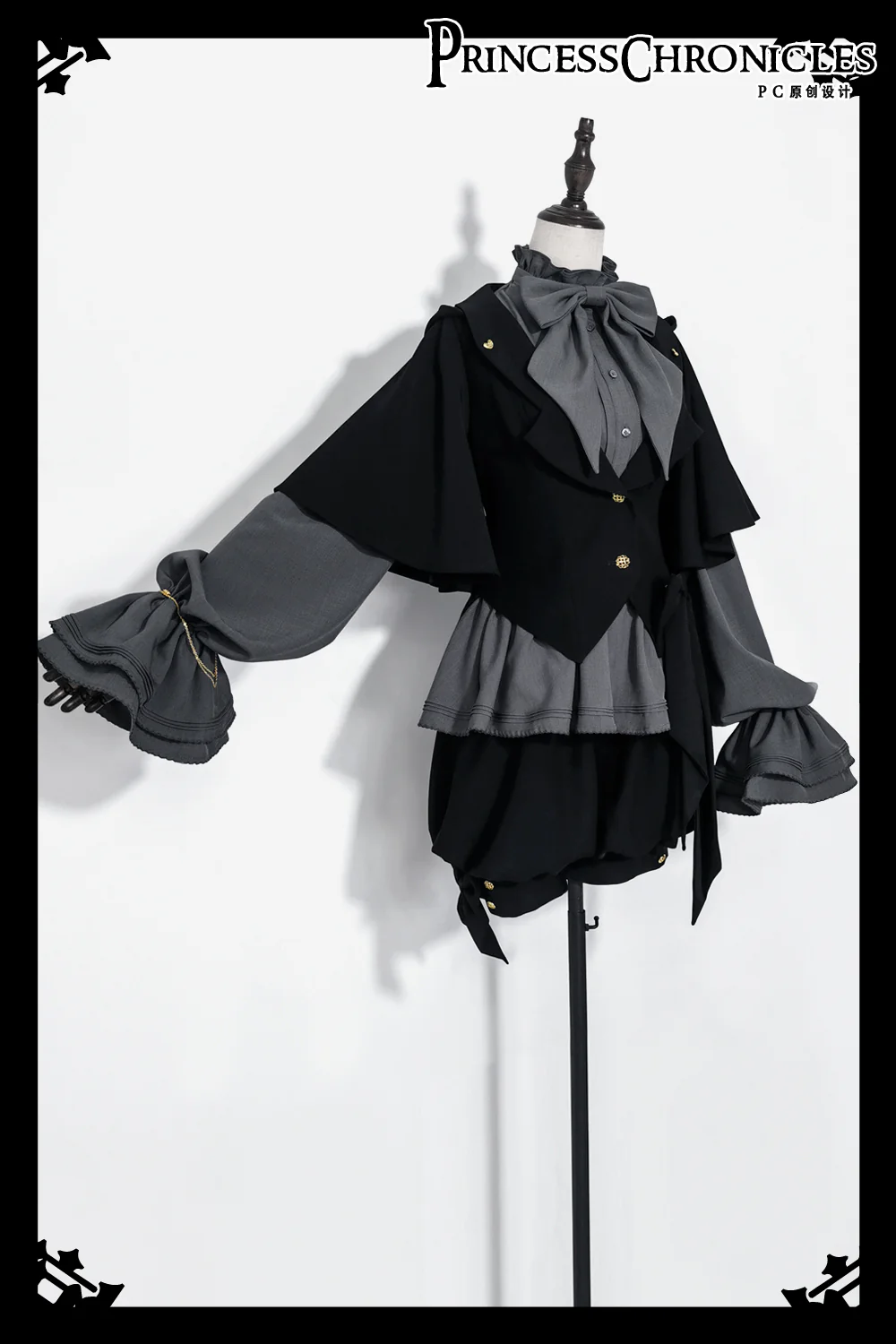 Hunting Rabbit - Ouji Lolita Rabbit Ears Coat & Shirt Set - Image 4