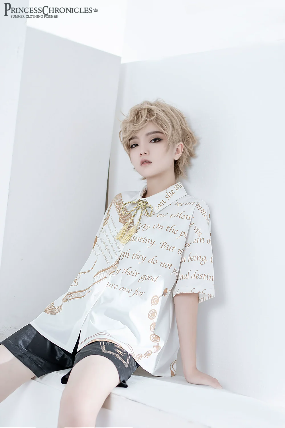 Dark Fairy Tale - Ouji Lolita Casual Shorts Shirts - Image 19