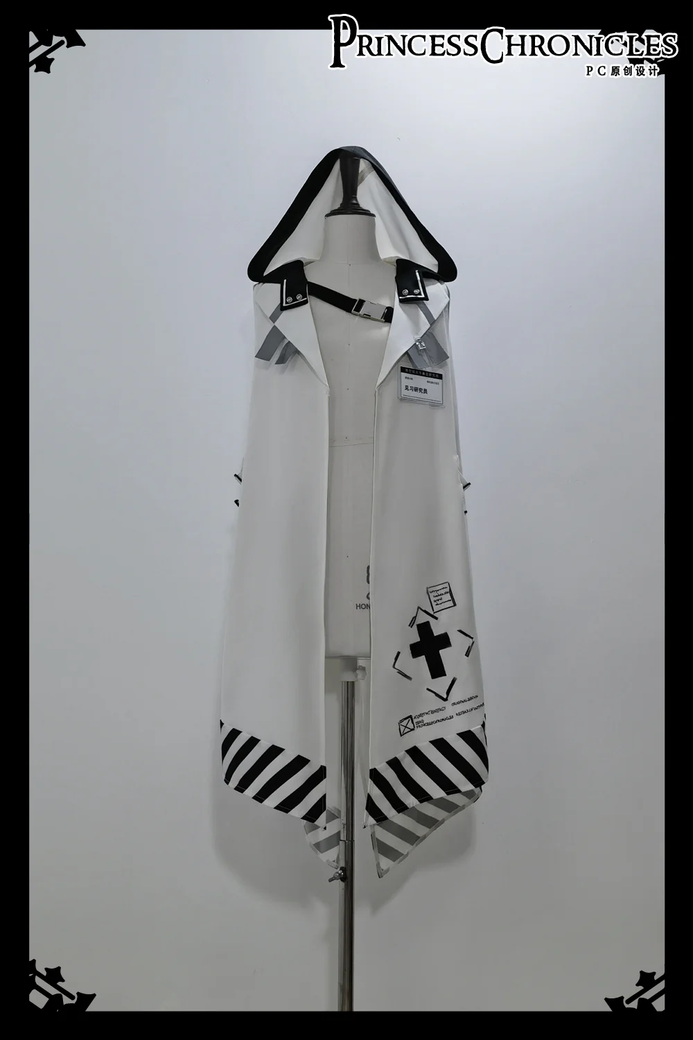 Dry sea and Ashlar - Techwear-inspired White Cloak Set - Image 28