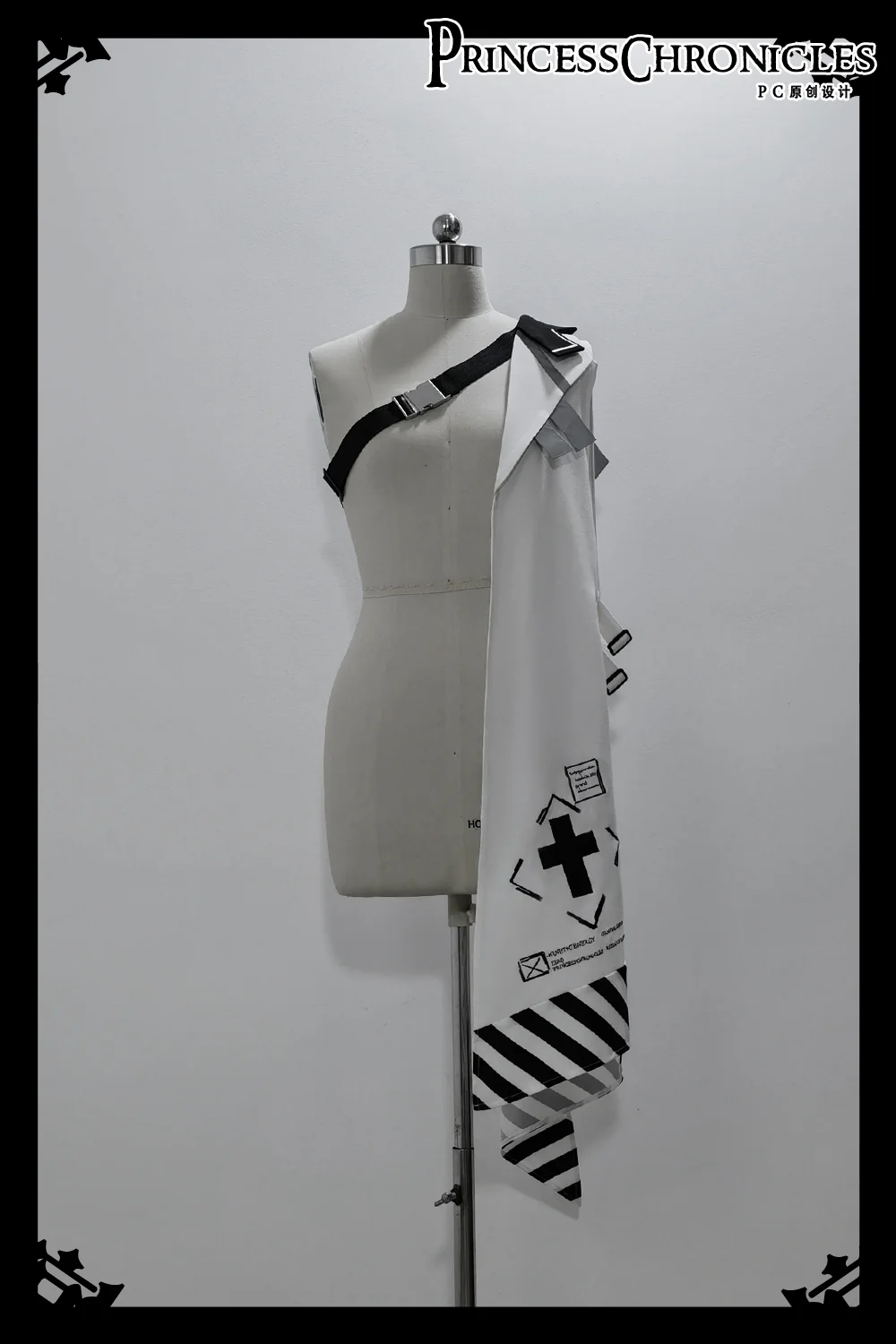 Dry sea and Ashlar - Techwear-inspired White Cloak Set - Image 32