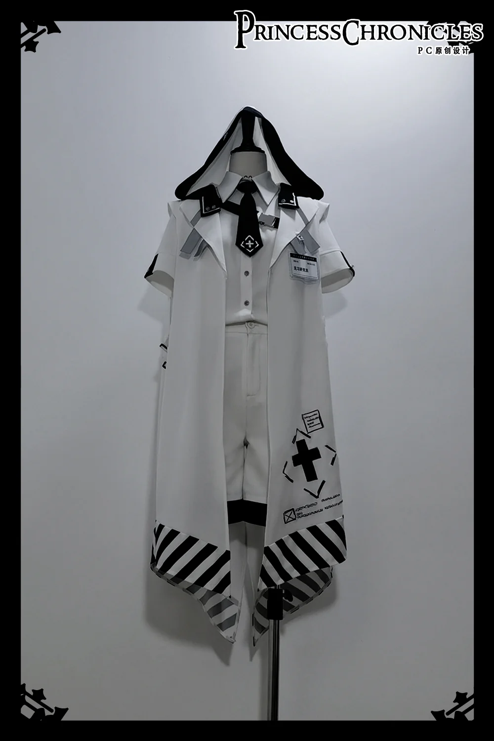 Dry sea and Ashlar - Handsome Futuristic Style White Short Set - Image 25