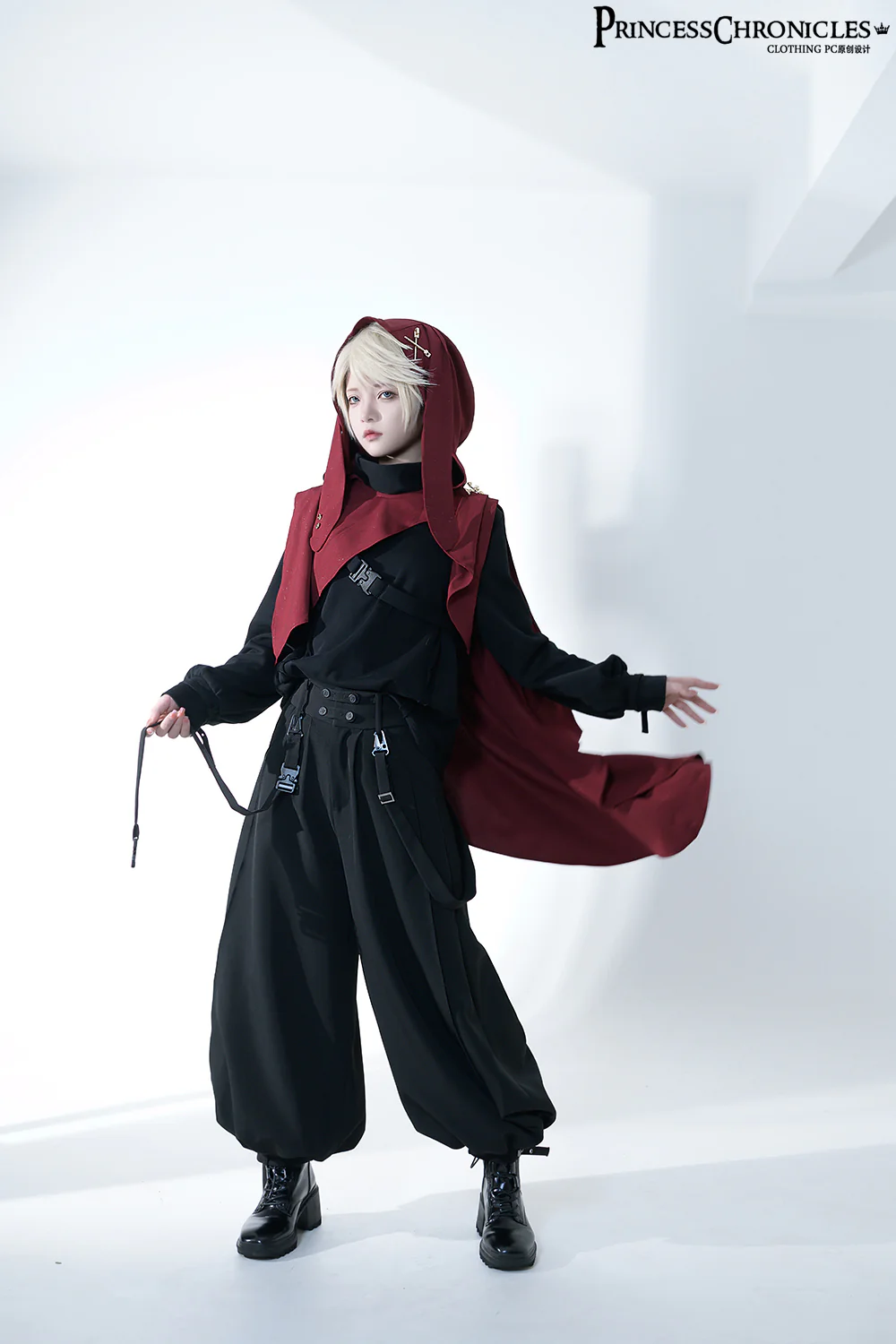 Functional Rabbit - Handsome Gothic Lolita Pantsuit - Image 11