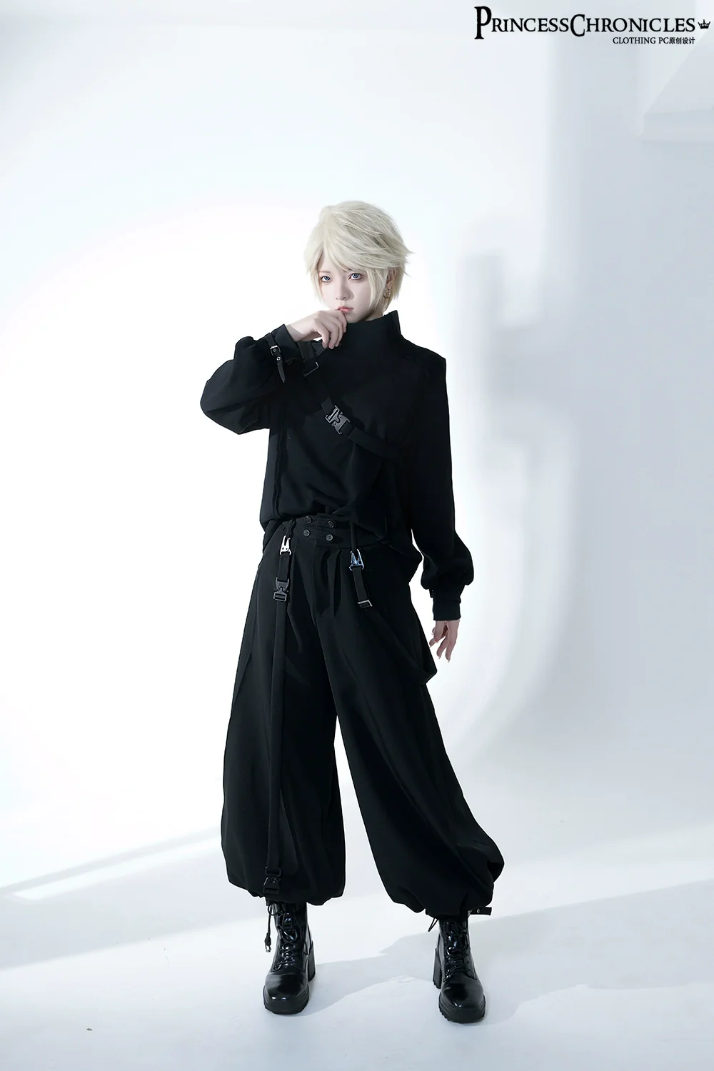 Functional Rabbit - Handsome Gothic Lolita Pantsuit - Image 23