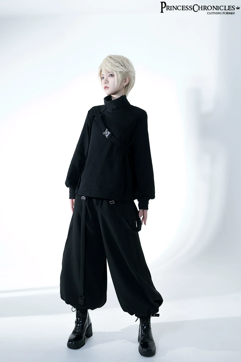 Functional Rabbit - Handsome Gothic Lolita Pantsuit - Image 25