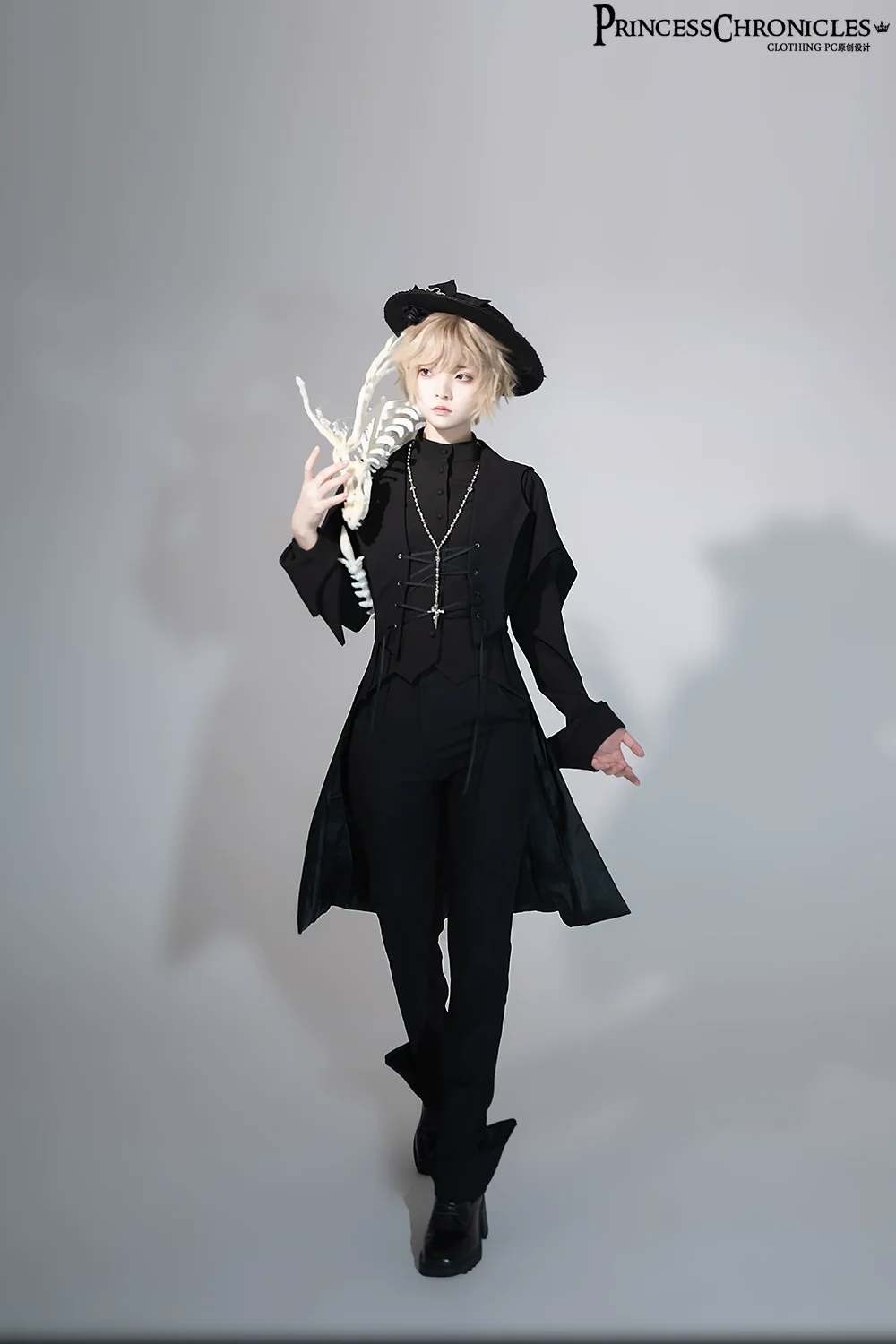 Yan Ye - Ouji Lolita Prince Black Pants - Image 6