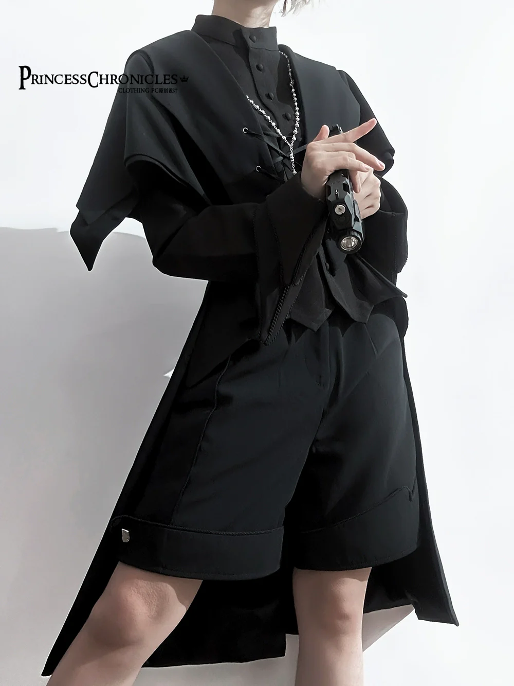 Yan Ye - Swallowtail Ouji Lolita Long Vest - Image 13