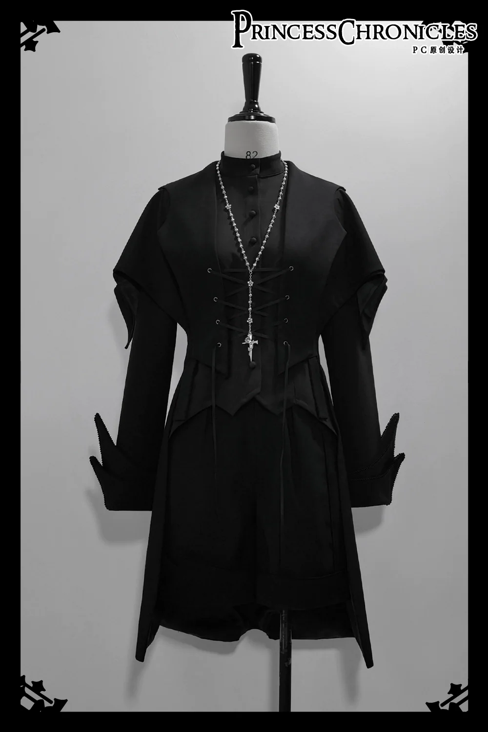 Yan Ye - Swallowtail Ouji Lolita Long Vest - Image 19