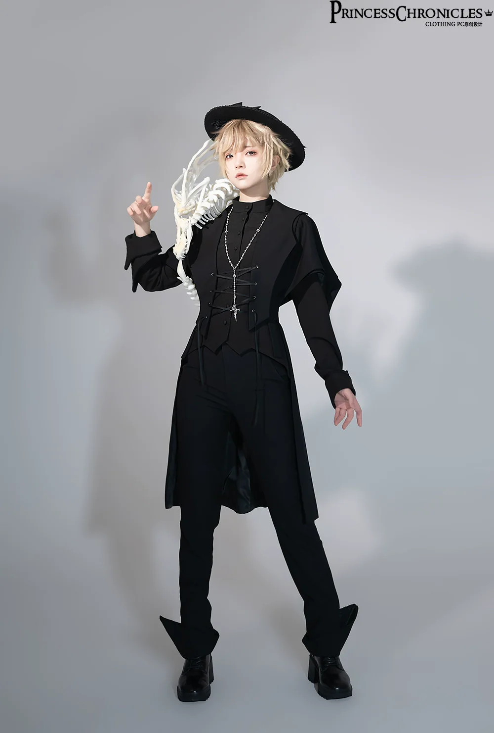 Yan Ye - Swallowtail Ouji Lolita Long Vest - Image 6